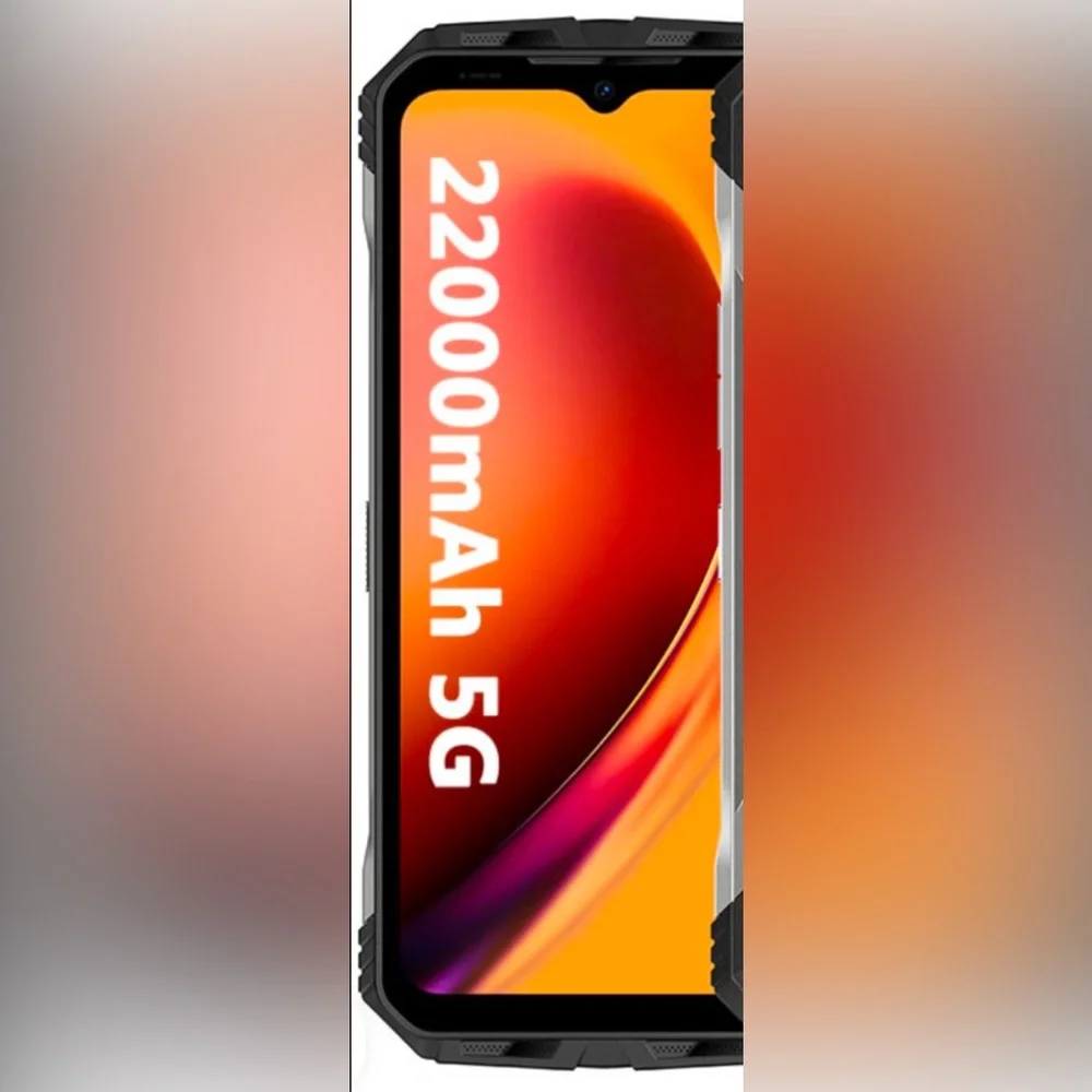 Dodgee V Max, 22000mAh battery, 5G Rugged Phone with 20GB+256GB, 108MP camera